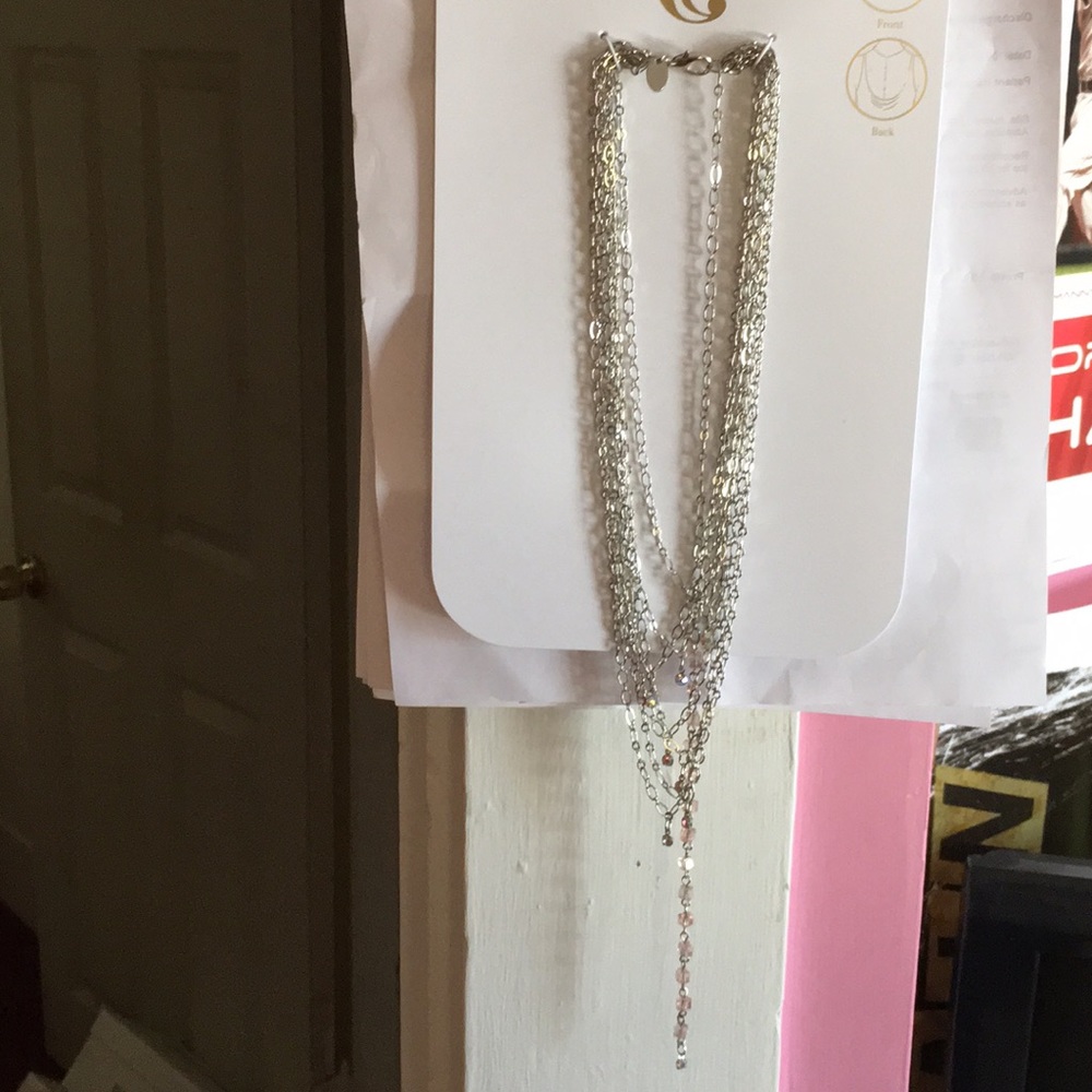 NWT necklace with brick drop detail